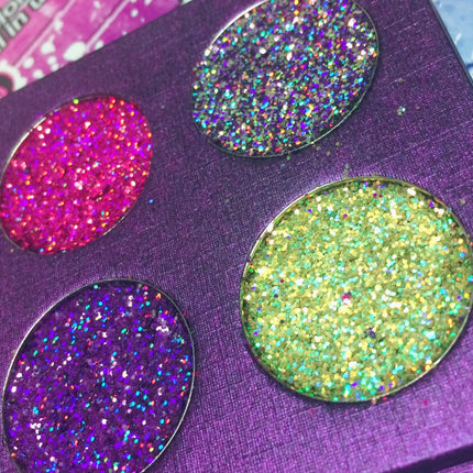 Inked Doll Cosmetics - QUEEN'S PALACE METALLIC Pressed Glitter Quad