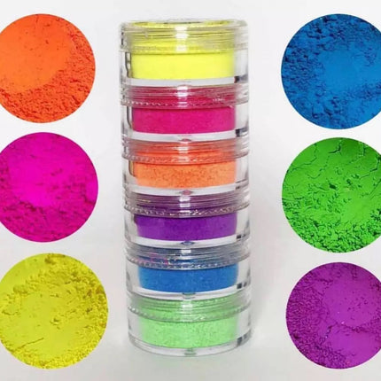 Inked Doll Cosmetics - LOUD LEMON "Rave Lites" (BLACKLITE UV REACTIVE POWDERS)