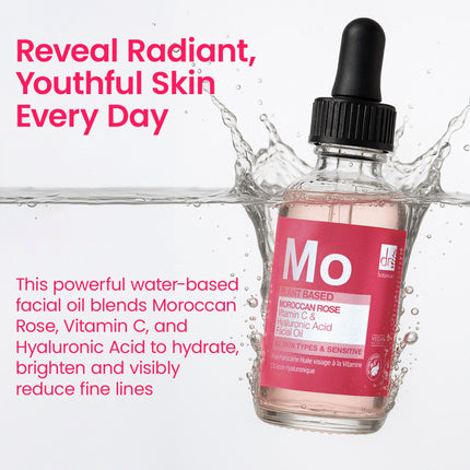 skinChemists US - Moroccan Rose Facial Oil with Hyaluronic Acid & Vitamin C