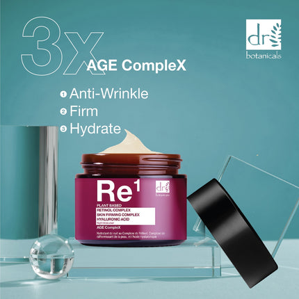 skinChemists US - Retinol Complex 1%, Skin Firming Complex 1% & Hyaluronic Acid 1% Night Moisturiser 60ml