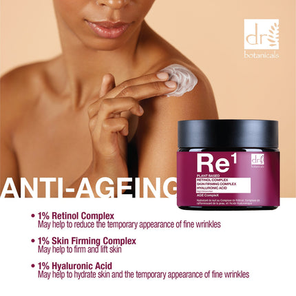 skinChemists US - Retinol Complex 1%, Skin Firming Complex 1% & Hyaluronic Acid 1% Night Moisturiser 60ml