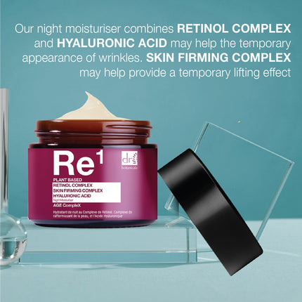 skinChemists US - Retinol Complex 1%, Skin Firming Complex 1% & Hyaluronic Acid 1% Night Moisturiser 60ml