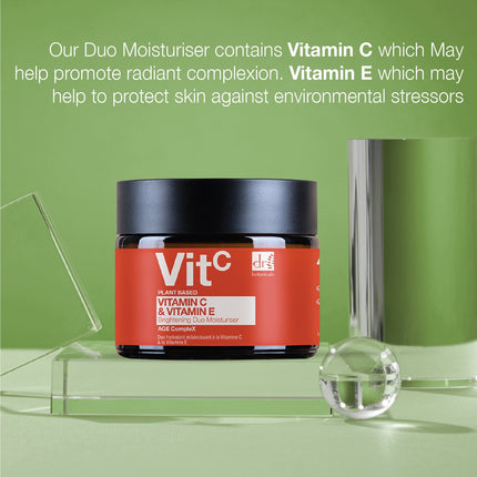 skinChemists US - Dr Botanicals Vitamin C Duo Moisturiser & Advanced Facial Serum Kit