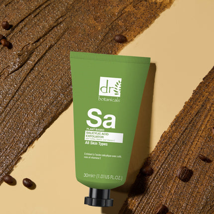 skinChemists US - Salicylic Acid Exfoliator with Coffee, Walnut & Vitamin E 30ml