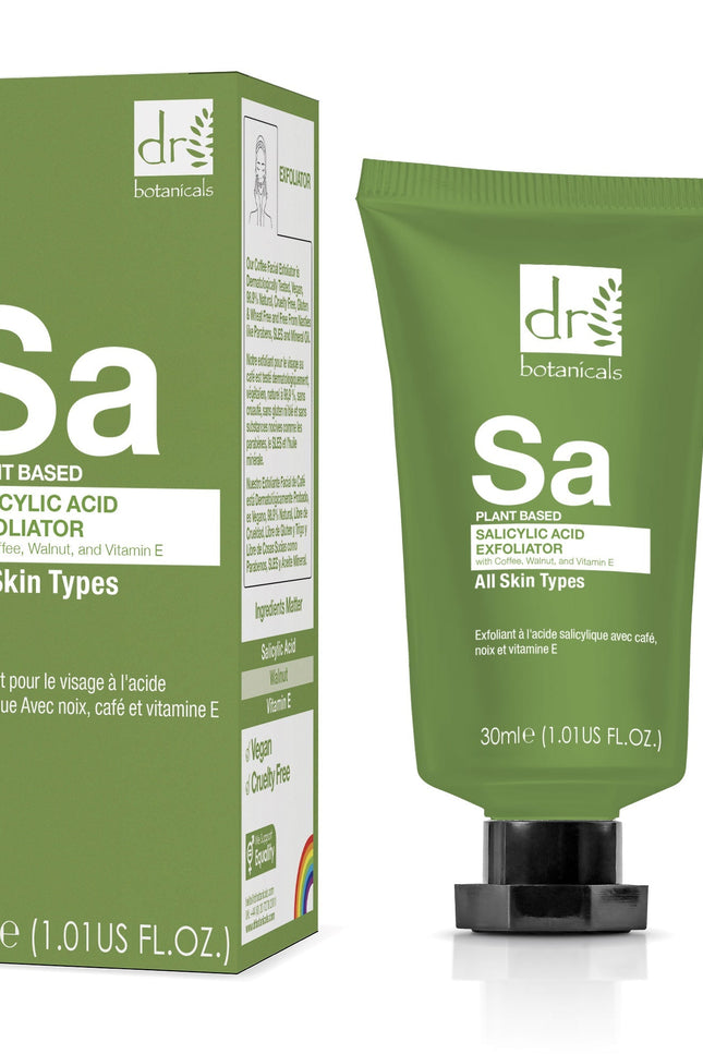 skinChemists US - Salicylic Acid Exfoliator with Coffee, Walnut & Vitamin E 30ml