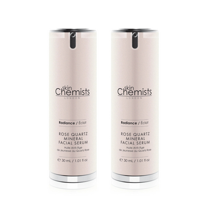 skinChemists US - skinChemists Rose Quartz Mineral Facial Serum 30ml Twin Savings Pack