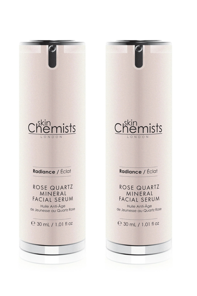 skinChemists US - skinChemists Rose Quartz Mineral Facial Serum 30ml Twin Savings Pack