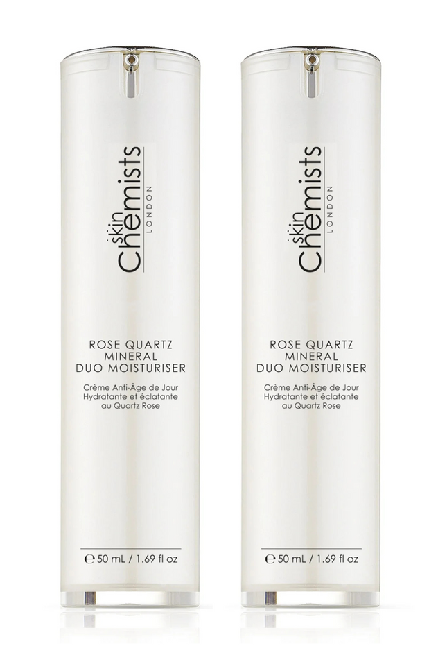 skinChemists US - skinChemists Rose Quartz Duo Moisturiser 50ml Twin Value Savings Pack