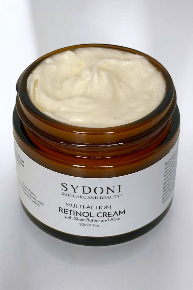 Sydoni - MULTI ACTION RETINOL CREAM with SHEA BUTTER, ALOE and VITAMIN B5 1.7 FL. OZ.