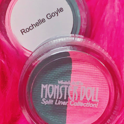 Inked Doll Cosmetics - (HUGE!) Monster Doll ROCHELLE GOYLE *UV Neon Pastel* SPLIT LINER/FACE/BODY PAINT!