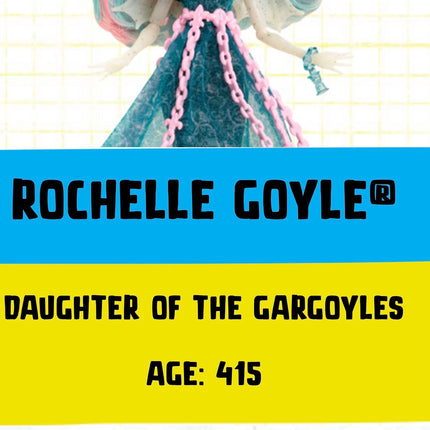 Inked Doll Cosmetics - (HUGE!) Monster Doll ROCHELLE GOYLE *UV Neon Pastel* SPLIT LINER/FACE/BODY PAINT!