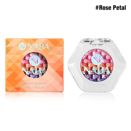 NABA Cosmetics - Rainbow Creamy Pigment Rose Petal