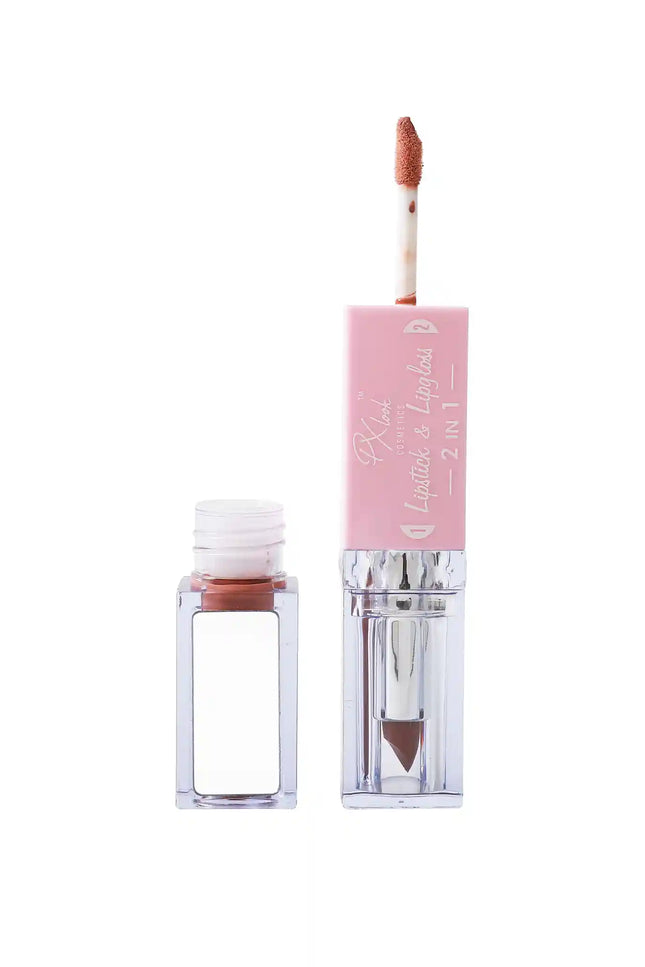 Prolux Cosmetics - 2-in-1 Lipstick and Lip Gloss Combo