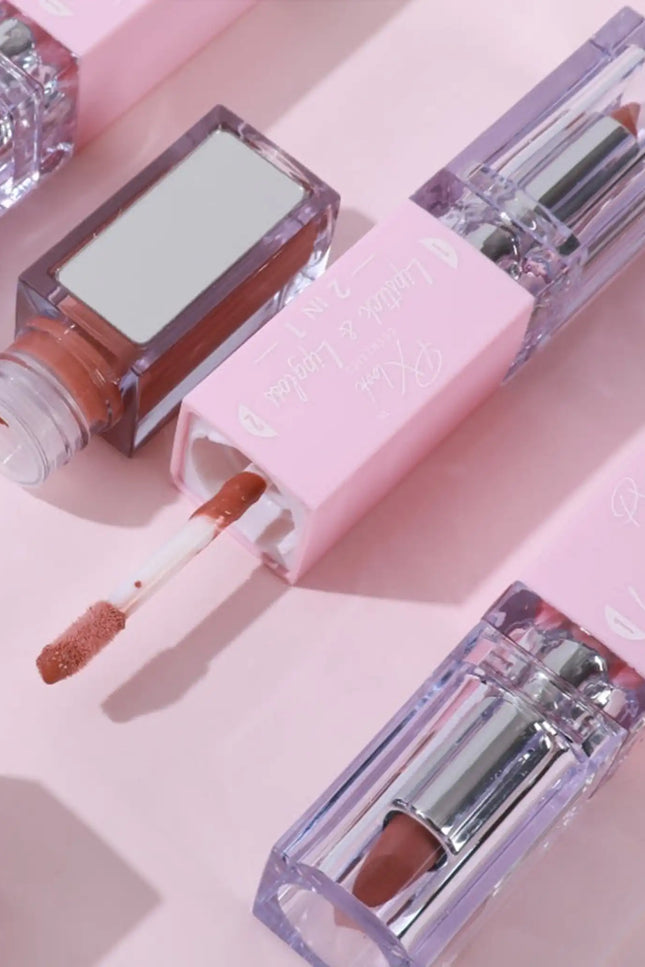 Prolux Cosmetics - 2-in-1 Lipstick and Lip Gloss Combo