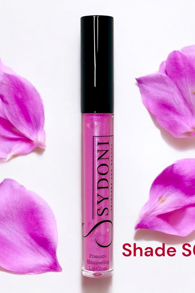 Sydoni - SHADE S6 PRISMATIC SHIMMERING LIPGLOSS - Bold Pink with Blue and Silver Shimmer