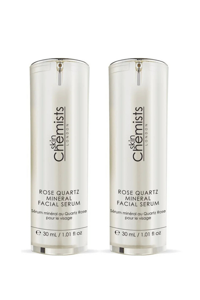 skinChemists US - skinChemists Rose Quartz Mineral Facial Serum 30ml Twin Value Savings Pack