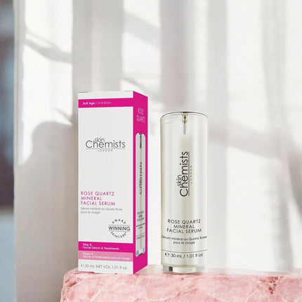 skinChemists US - skinChemists Rose Quartz Mineral Facial Serum 30ml Twin Value Savings Pack