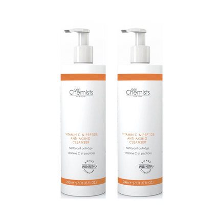 skinChemists US - skinChemists Vitamin C & Peptide Cleanser 200ml Twin Value Savings Pack