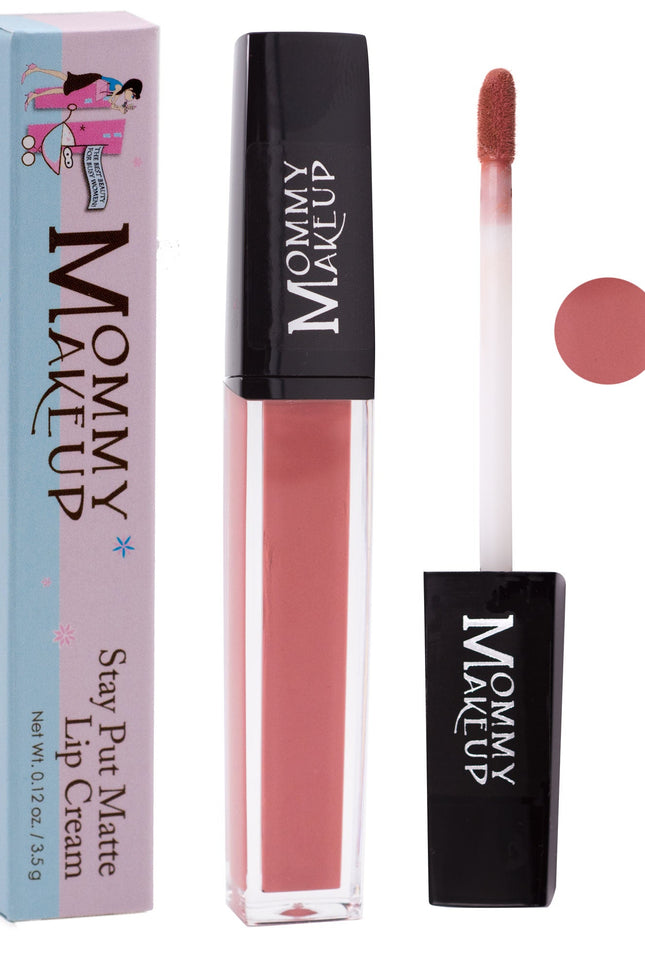 Mommy Makeup - Rosebud Stay Put Matte Lip Cream | Stunning Kiss-Proof Lipstick