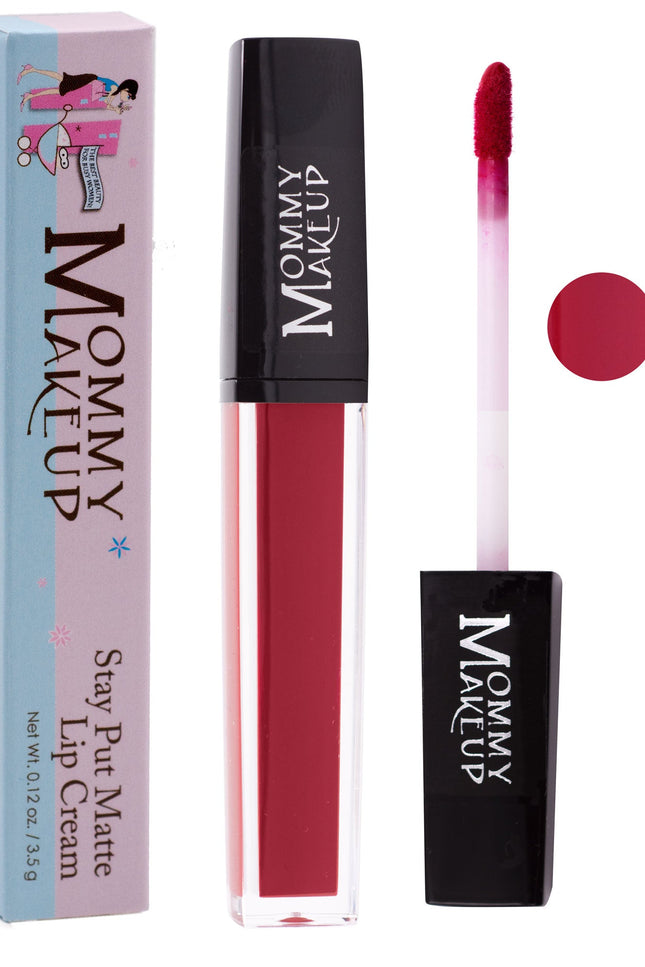 Mommy Makeup - Miss Scarlett Stay Put Matte Lip Cream | Stunning Kiss-Proof Lipstick