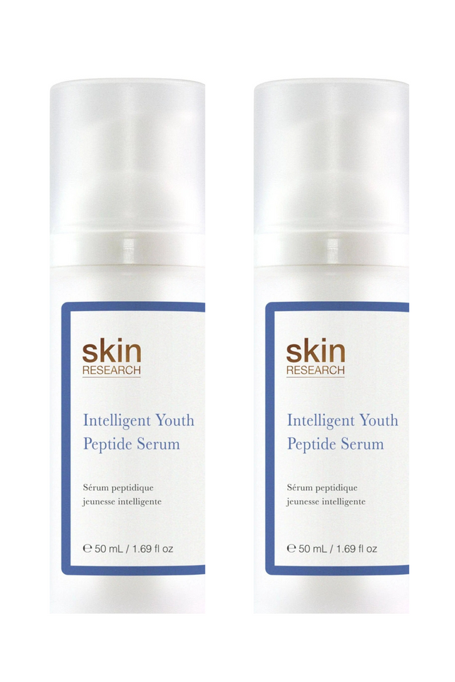 skinChemists US - Skin Research Intelligent Youth Peptide Serum 50ml Twin Value Savings Pack