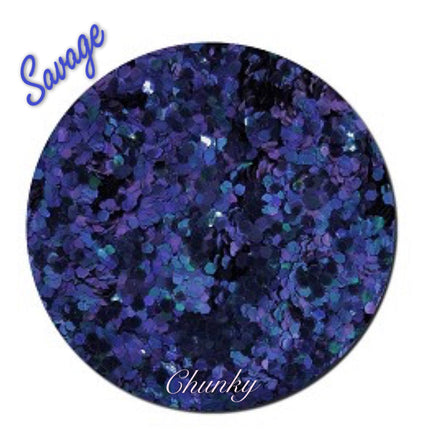 Inked Doll Cosmetics - SAVAGE (CHUNKY or FINE) Glamdoll Glitter