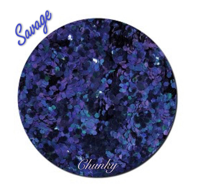 Inked Doll Cosmetics - SAVAGE (CHUNKY or FINE) Glamdoll Glitter