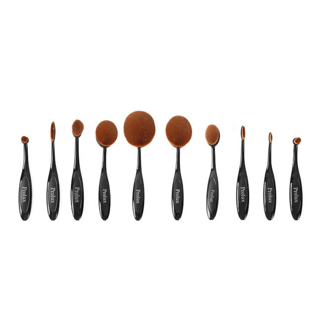 Prolux Cosmetics - Oval Deluxe Brush Set
