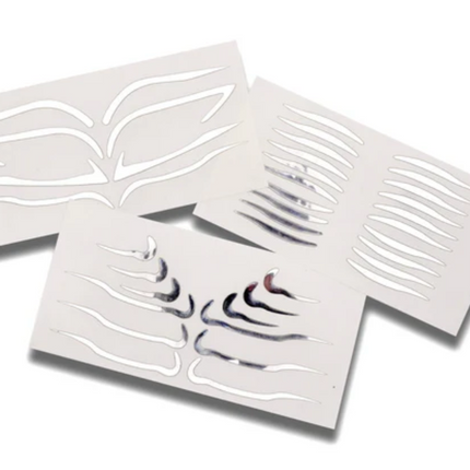 Face Lace x Glisten Cosmetics Full Collection - Chrome Makeup Stickers
