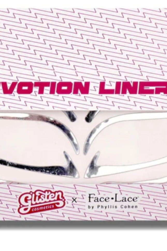 Face Lace x Glisten Cosmetics Devotion Liners - Chrome Makeup Stickers