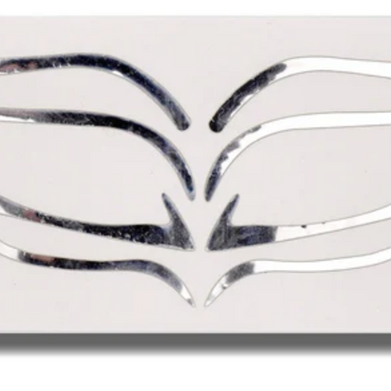 Face Lace x Glisten Cosmetics Devotion Liners - Chrome Makeup Stickers