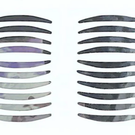 Face Lace x Glisten Cosmetics Chrome Liners - Chrome Makeup Stickers