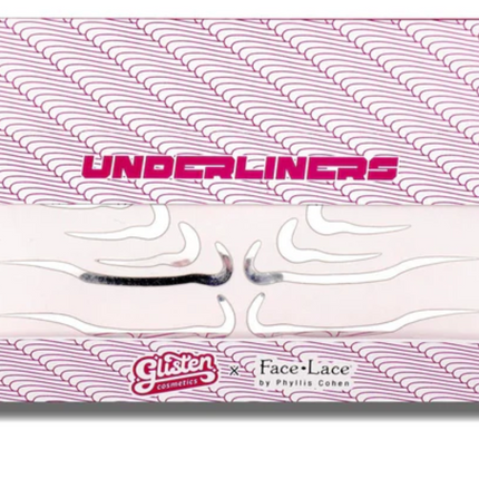 Face Lace x Glisten Cosmetics Underliners - Chrome Makeup Stickers