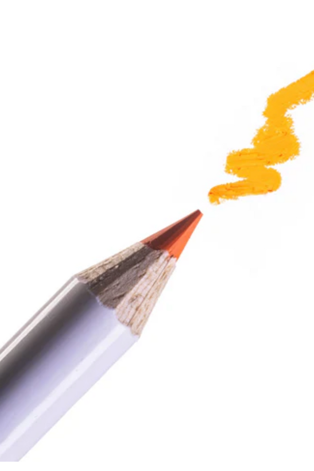 Glisten Cosmetics Orange Spectra Pencil - Colourful Pencil