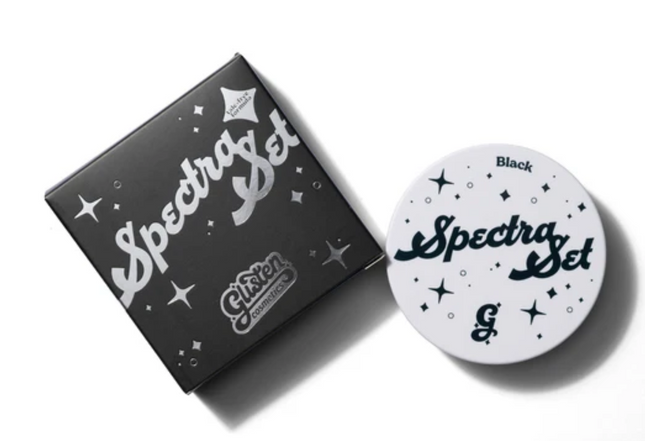 Glisten Cosmetics Black Spectra Set - Colourful Pressed Powder
