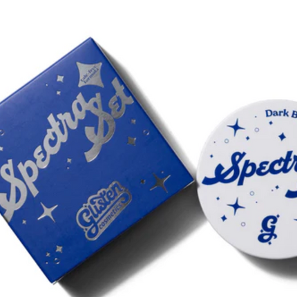 Glisten Cosmetics Dark Blue Spectra Set - Colourful Pressed Powder