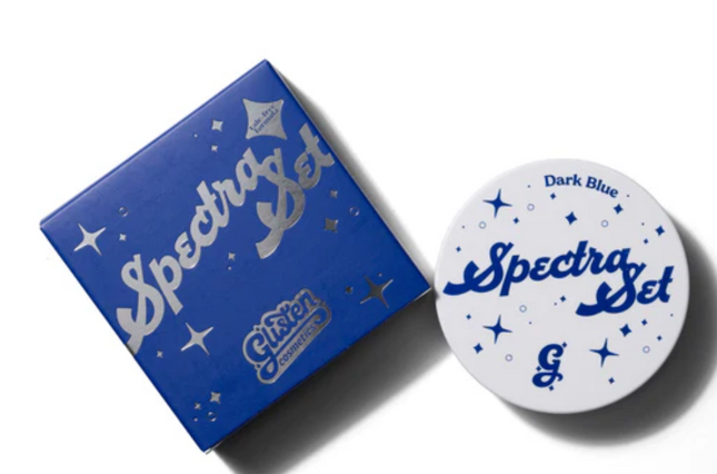 Glisten Cosmetics Dark Blue Spectra Set - Colourful Pressed Powder