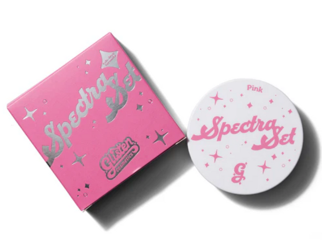Glisten Cosmetics Pink Spectra Set - Colourful Pressed Powder
