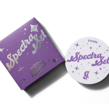 Glisten Cosmetics Purple Spectra Set - Colourful Pressed Powder