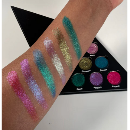 Glisten Cosmetics Time Warp Pressed Pigment Palette