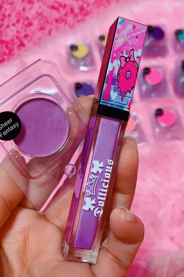 Inked Doll Cosmetics - SHEER FANTASY! (Lavender) PRESSED EYESHADOW SINGLE