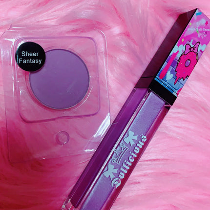 Inked Doll Cosmetics - SHEER FANTASY! (Lavender) PRESSED EYESHADOW SINGLE