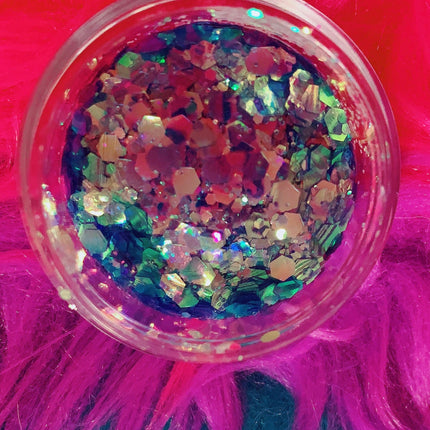 Inked Doll Cosmetics - SIBERIAN SEA PEARLS Festival Chunky Glitter