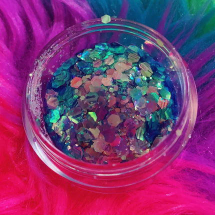 Inked Doll Cosmetics - SIBERIAN SEA PEARLS Festival Chunky Glitter
