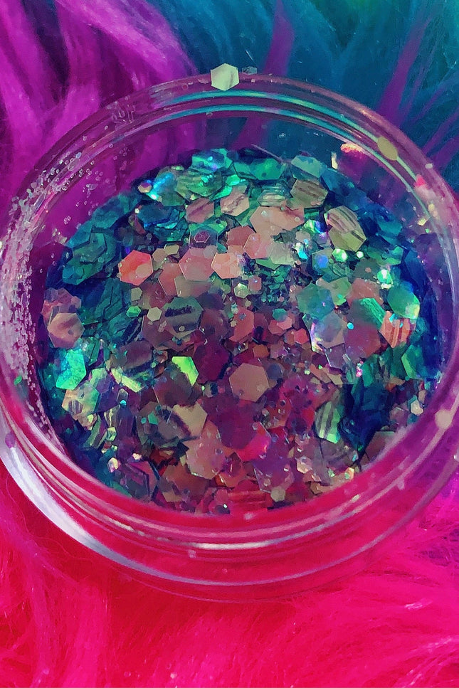 Inked Doll Cosmetics - SIBERIAN SEA PEARLS Festival Chunky Glitter