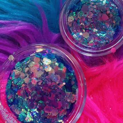 Inked Doll Cosmetics - SIBERIAN SEA PEARLS Festival Chunky Glitter