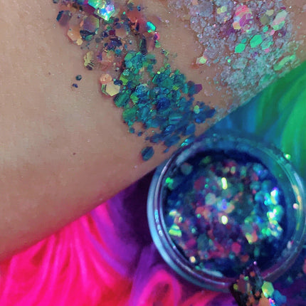 Inked Doll Cosmetics - SIBERIAN SEA PEARLS Festival Chunky Glitter