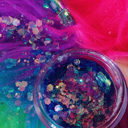 Inked Doll Cosmetics - SIBERIAN SEA PEARLS Festival Chunky Glitter