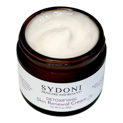 Sydoni - MOST LOVED! DETOXIFYING SKIN RENEWAL CREAM WITH LAVENDER AND PEONY FLOWER Net. Wt. 2oz. (57g)