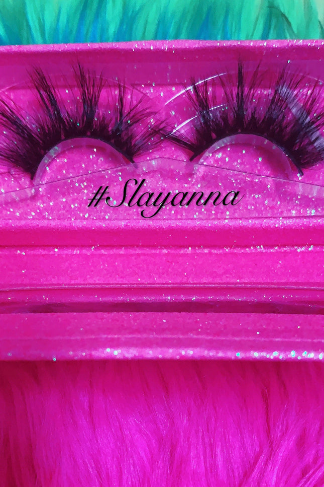 Inked Doll Cosmetics - #SLAYANNA 5D DreamDoll-LUXE Lash *PINK GLITTER* Glam MAGNET Case